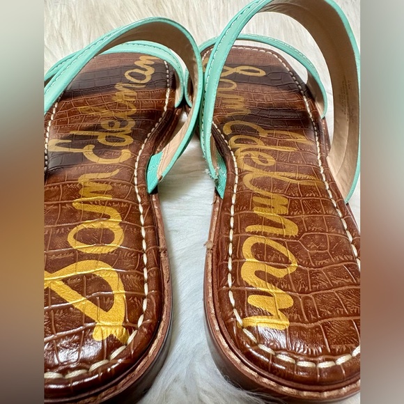 SAM EDELMAN Haydee Tiffany Green Sandals - Picture 5 of 9